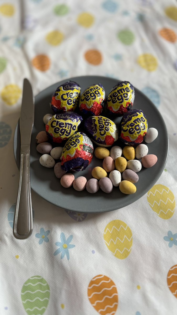 A great way to start the day. 
Just waiting for the toast.

HaPpY Easter 🥚