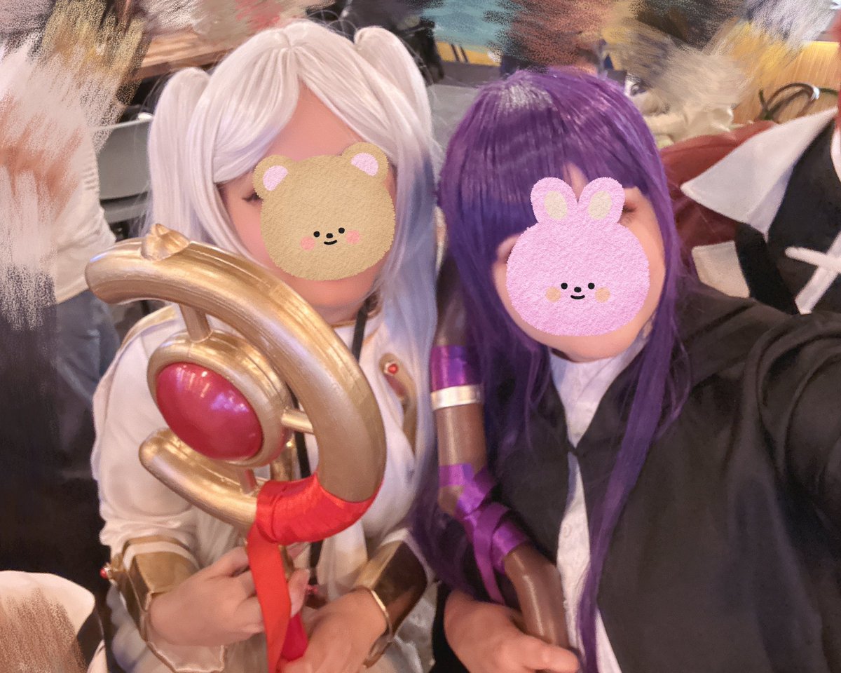 Frieren and Fern with <a href="/awowitokimowi/">awowi</a> today~ 🥹💖💙