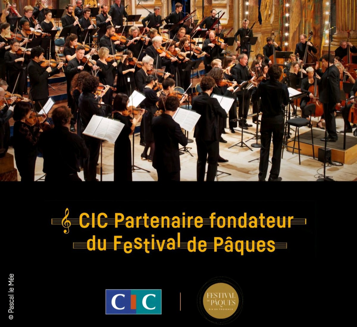 Joyeuses fêtes de Pâques à tous mes abonnés !
Depuis 12 ans, le <a href="/cic/">CIC</a> accompagne le <a href="/FestivalPaques/">Festival de Pâques</a>, en qualité de partenaire fondateur.