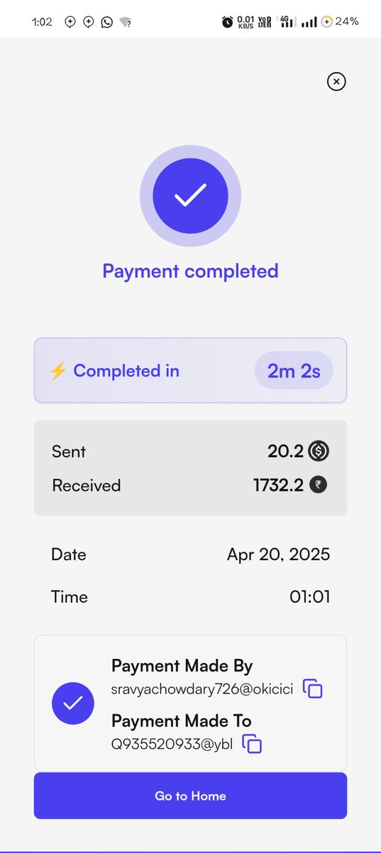mohit_1940's tweet photo. It was an amazing experience and smoothly paid by @P2Pdotme "Scan &amp; Payment" feature 

Order id : 8929 https://t.co/Tdkj5d9EHr