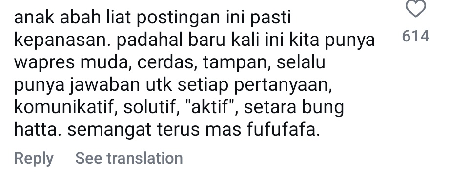 bvscoro's tweet photo. @KuntoAjiW Sebuah reply lama di akun instagram beliau https://t.co/STkknI3jGI