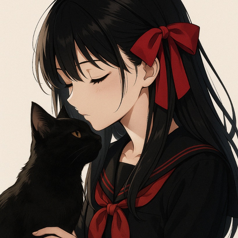 黒猫@ 【イラストオーダー】 立つ黒猫 かわいいイラスト無料 フリー88757 | 素材Good