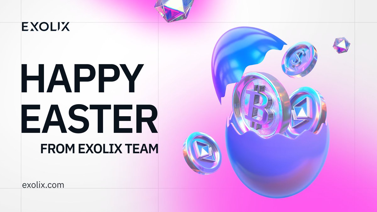 🌼 #HappyEaster 🌼

Wishing you peace, joy, and inspiration this Easter, a season filled with warmth, renewal, and bright beginnings.

With Exolix, every step of your crypto journey is private, secure, and seamless.

Let this spring be the start of something great🐣