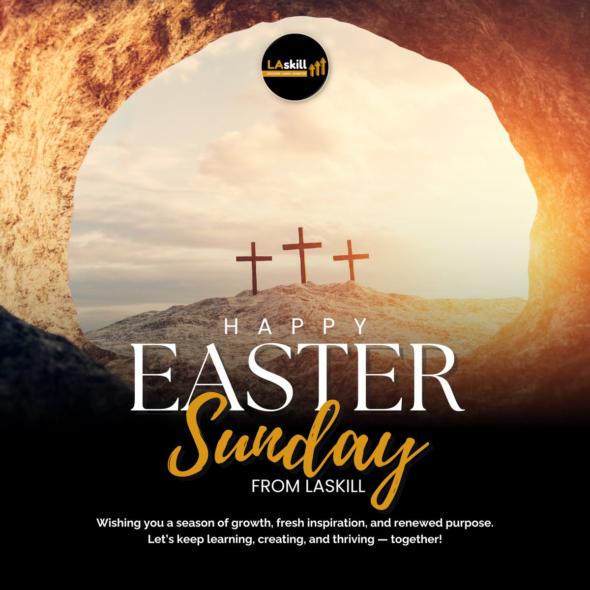 laskilltraining's tweet photo. Easter reminds us that hope never dies and new beginnings are always possible. 
May your heart be filled with peace, love, and joy today and always.

Happy Easter!

#LAskillTrainingCenter https://t.co/jl3J4KqyUl