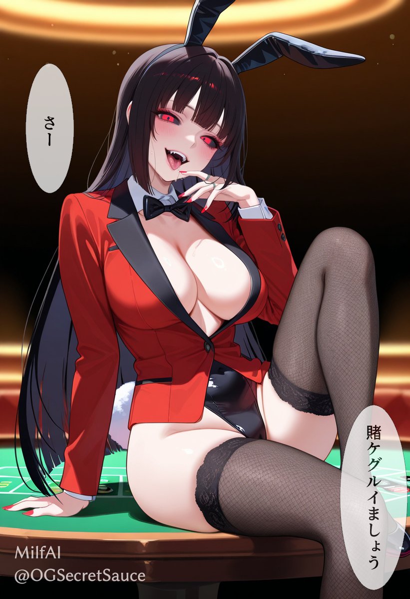OGSecretSauce's tweet photo. - Hey you. Yes you dear,
- Wanna play a game with me?
- Let's start the game... The prize is your life
こっちを見てるあなた
私とゲームをしませんか。
あなたの命を賭ケたゲームを。
さあ… 賭ケグルイましょう♡
#EasterBunnygirl
#kakegurui #賭ケグルイ
#MusesILongFor https://t.co/wfX4ty4mRW