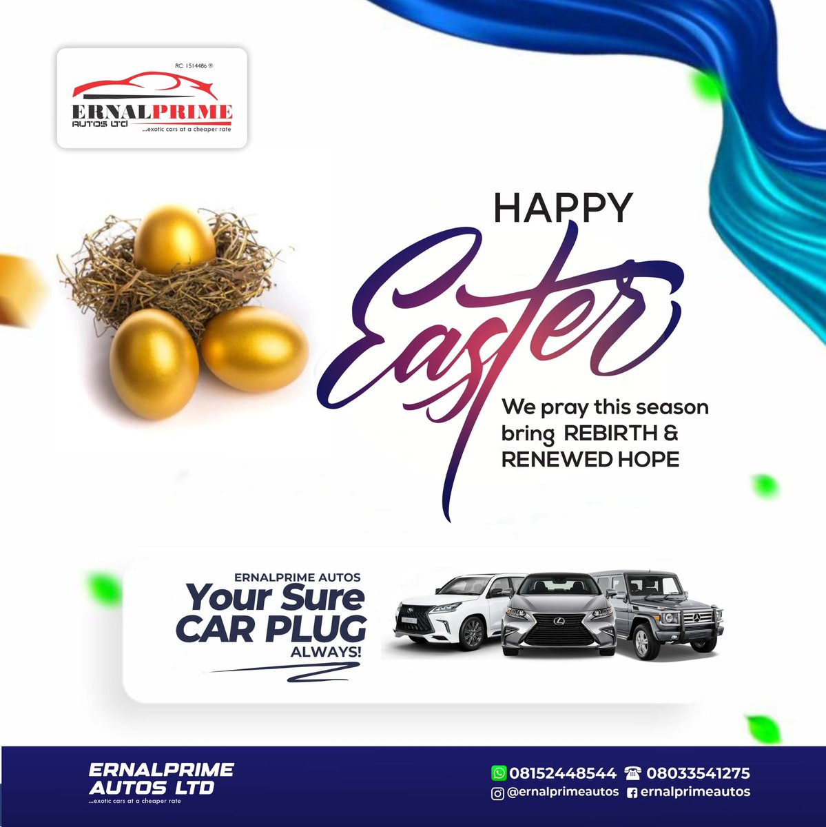 May the risen Christ fill your heart with unshakable hope, boundless joy, and the unwavering peace that comes from His love. #HappyEaster