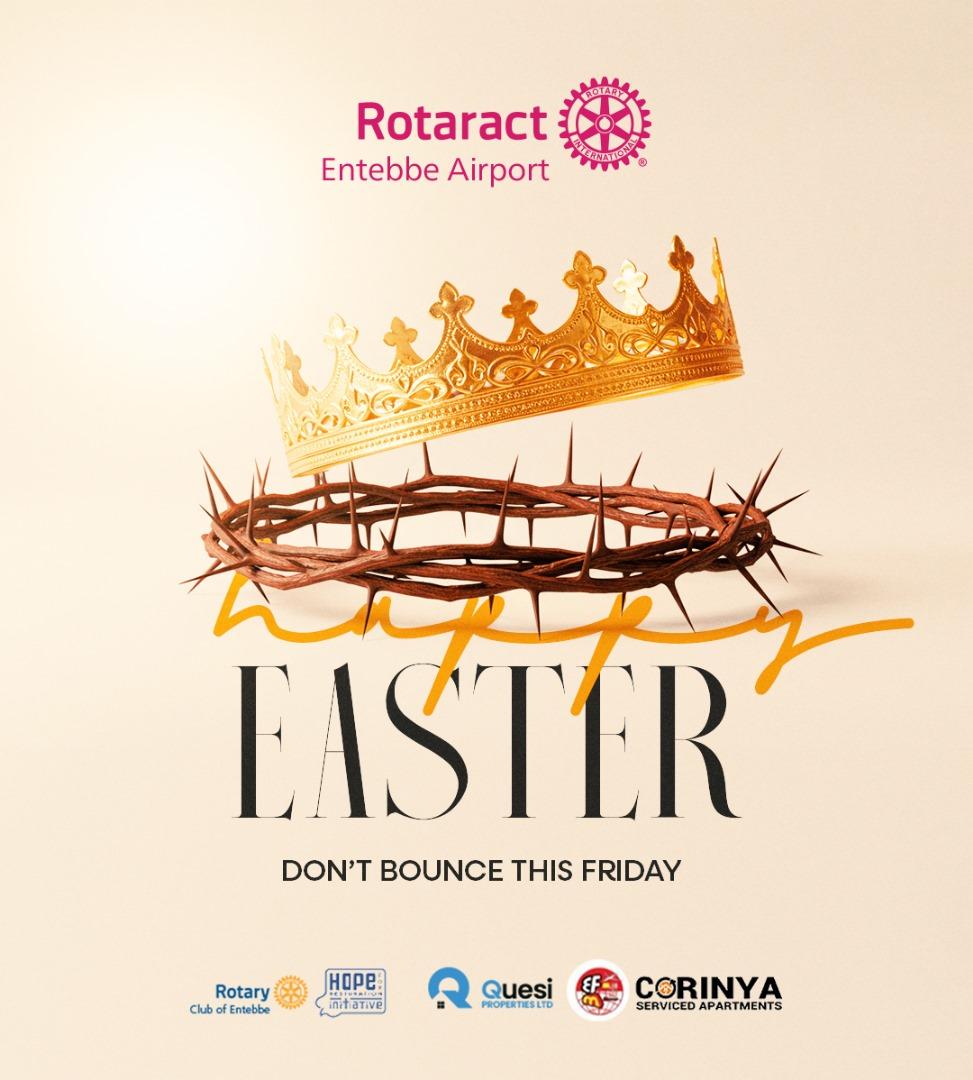 ROTARACT ENTEBBE AIRPORT-THE PILOTS ✈✈✈ - RID9214 (@rctebb) on Twitter photo Happy Easter to you all.
May the resurrection of Christ bring new Energy onto your lives. <a href="/RotaractD9214/">Rotaract D9214</a> <a href="/RCEntebbe/">Rotary Club Of Entebbe (D9214)</a> <a href="/mugumyaabbey19/">Mugumya Abbey</a> <a href="/HappyBanda14/">Happy Banda</a> <a href="/semamboh/">SEMAMBO HASSAN</a> Happy Easter to you all.
May the resurrection of Christ bring new Energy onto your lives. <a href="/RotaractD9214/">Rotaract D9214</a> <a href="/RCEntebbe/">Rotary Club Of Entebbe (D9214)</a> <a href="/mugumyaabbey19/">Mugumya Abbey</a> <a href="/HappyBanda14/">Happy Banda</a> <a href="/semamboh/">SEMAMBO HASSAN</a>