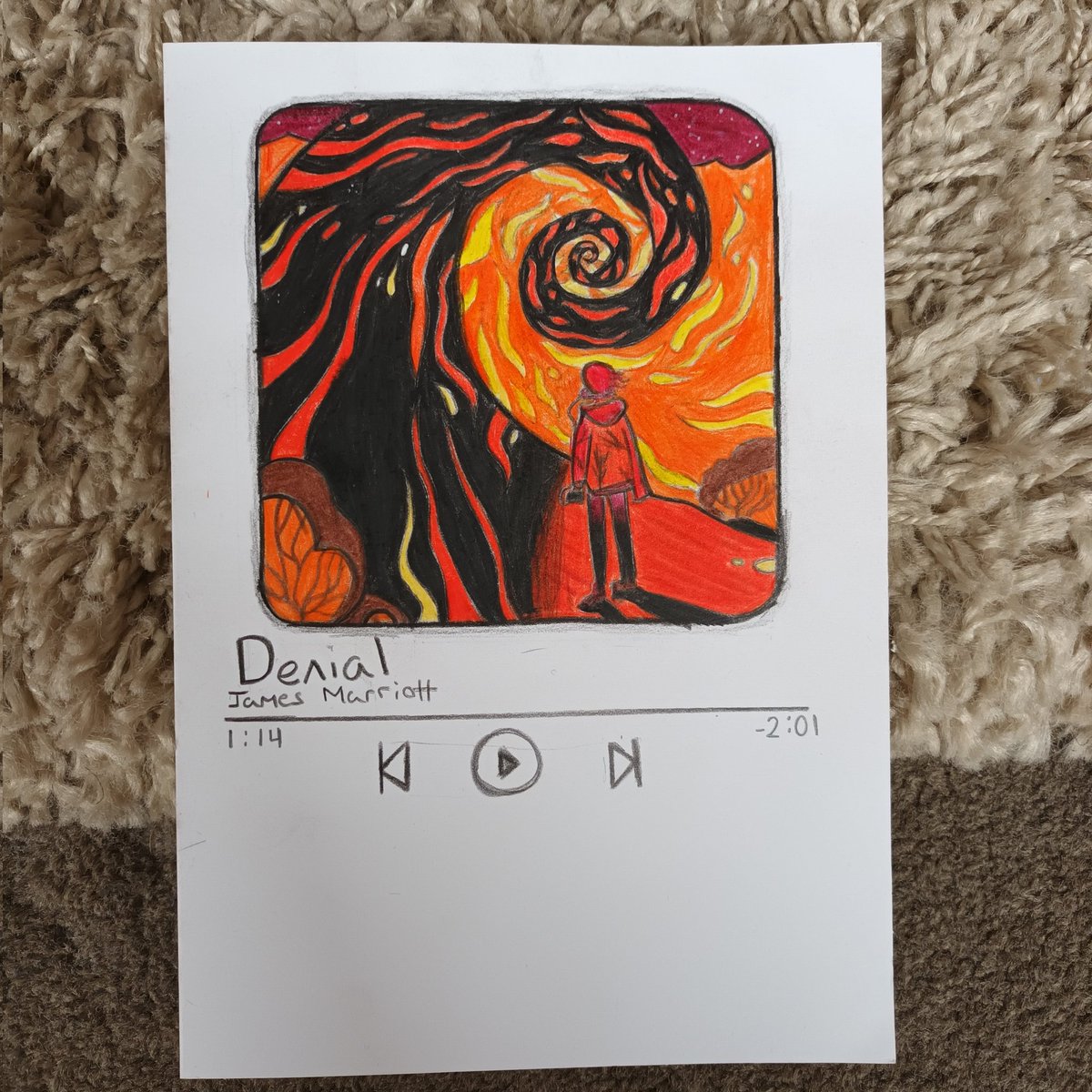 _sogdog_'s tweet photo. INCREDIBLE BIRTHDAY CARD THAT MY BROTHER MADE ME??? HELLO????? #jamesmarriott #jamesmarriottfanart #denial #awty #birthday https://t.co/UtIJ156pSN