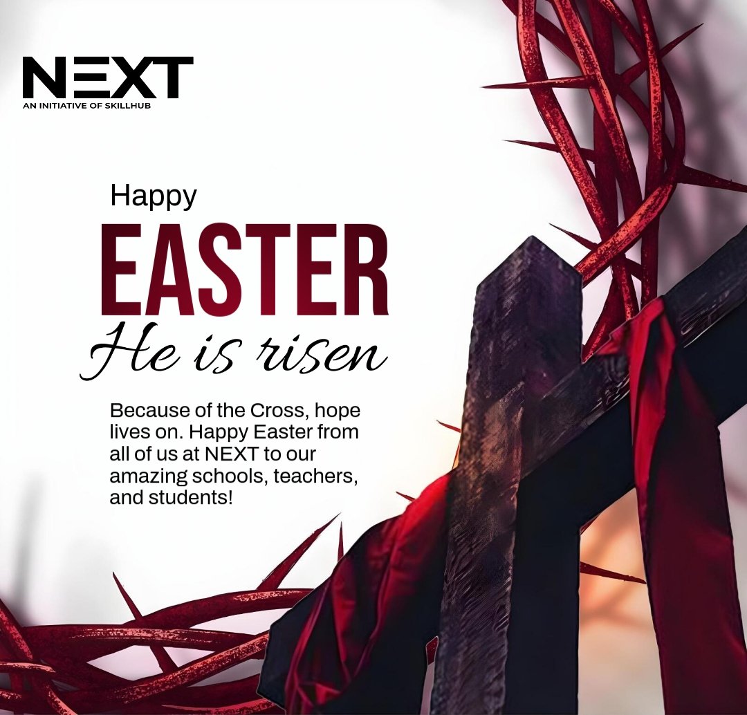 JustNext001's tweet photo. we celebrate the hope and renewal that Easter brings. Wishing our partner schools, dedicated teachers, and brilliant students a joyful and restful Easter season https://t.co/yMKsbUZP1Z