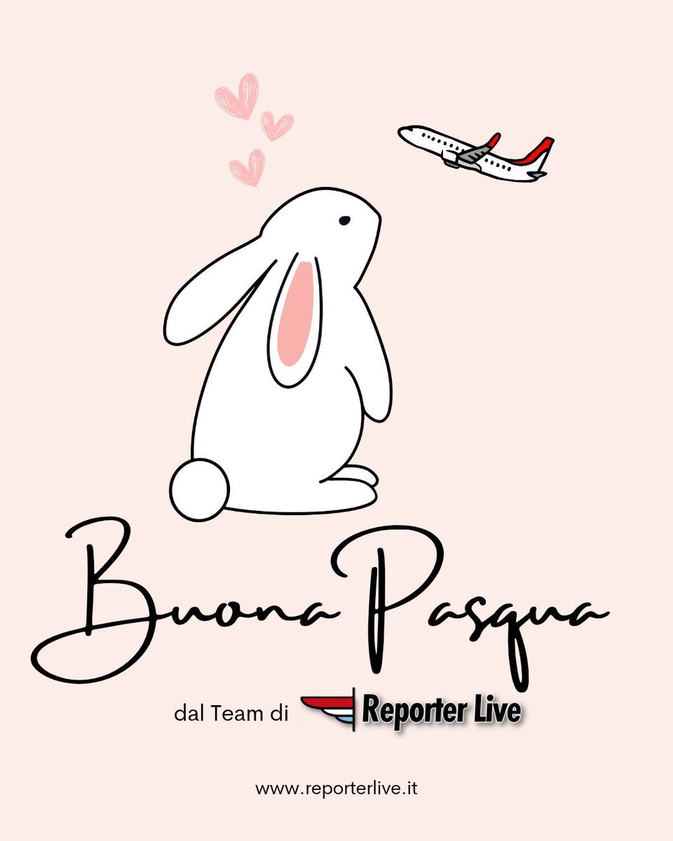 Reporter_Live's tweet image. BUONA PASQUA 💟
Dal Team Reporter Live a tutti i nostri amici, colleghi e clienti!
#HappyLiveEaster