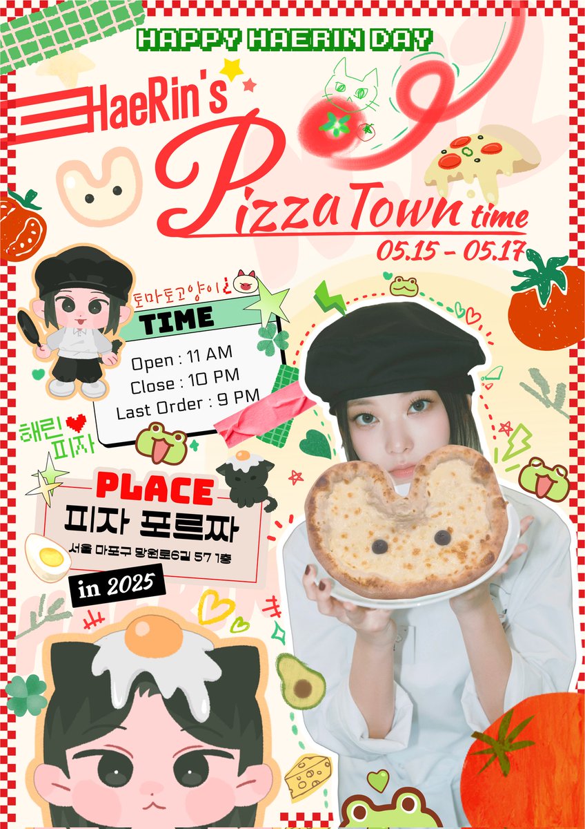 Hae_Pi_Time's tweet photo. ⣤⣶⣄⠀⠀⣤⣶⣄
⣿⣿⣿⣄⣰⣿⣿⣿
⢿⣿⣿⣿⣿⣿⣿⡿   따끈한 빙키피자가
   ⠙⠿⠿⠿⠟⠋⠁   도착했어요 ~ 💌

오늘은 내가 요리퀸❗️
해리인의 빙키 피자 도전기

🗓 기간
2025.05.15 ~ 05.17

🍕 장소
피자포르짜 망원본점

#NJZ #해린 #HAERIN
#HaeRins_Pizza_Town_Time          
#Hae_Pi_Time https://t.co/gJFSEE7DOA