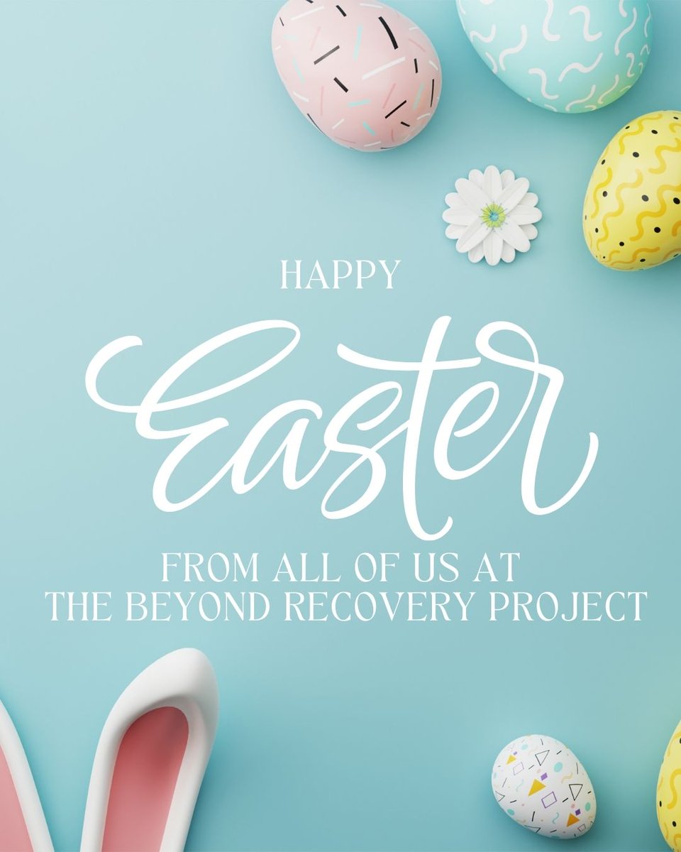 Wishing all our wonderful followers a very Happy Easter!

Whether you're relaxing, recharging, or eating too much chocolate, we hope today brings a smile.

Thanks for being part of our journey — your support means the world to us.🩵

From all of us at 
The Beyond Recovery Project