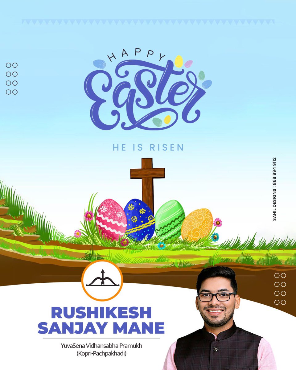 aapla_rushikesh's tweet photo. Wishing you and your loved ones a happy and blessed Easter. https://t.co/gVrsupU0BQ