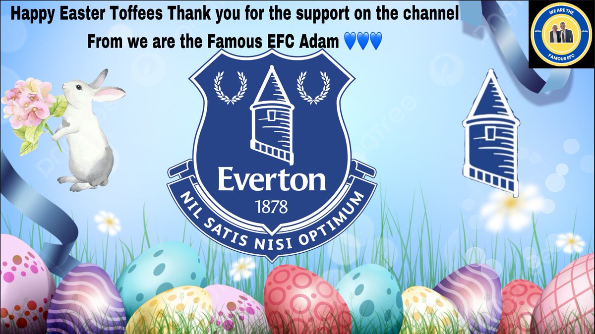 WeGoodison's tweet photo. Happy Easter Everyone to all the Toffees. Hope you have boss day #everto... https://t.co/OZEnrWTR3j via @YouTube
Please give it watch like @boxy27 @TOFFEEBLUECAST @THT1878 @st1llryan @stea178 @Everton @HarryScarfe22 @FalconBluesTV https://t.co/0tvcjBZjAb