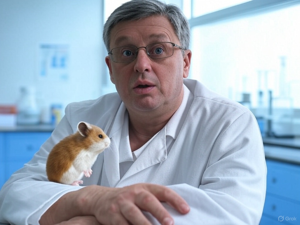 Professor Ivanov has created a pill that makes people invisible. The first subject was his hamster... now we don't see him. 🐹👻

#madscientists
<a href="/madscientists_x/">Mad Scientists 🧪</a>