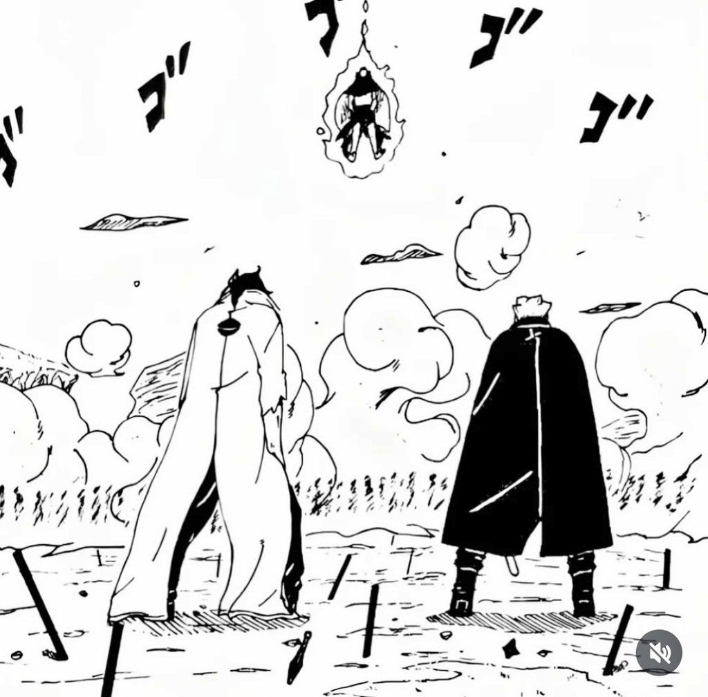 shikitezu's tweet photo. Chapter 22 will have a cliffhanger with Kawaki joining the battle.

Chapter 23 will got them like this, then Kawaki forces or convinced him to use Karma anyway.

The cliffhanger of chapter 23 is both Kawaki and Boruto down, then Momoshiki emerges. 

Chapter 24 is Momo vs Jura https://t.co/JugEgib8RI