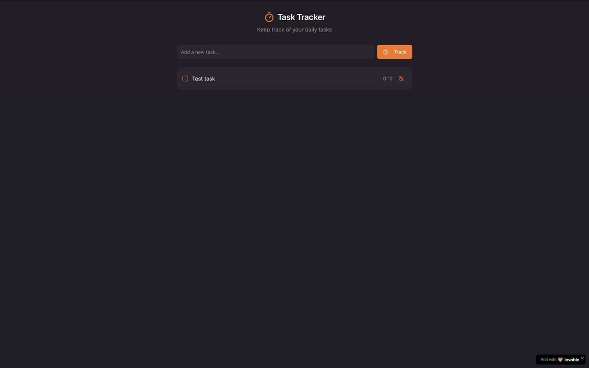 rainattack's tweet image. Try @lovable_dev prompt ↓

&apos;Build a tracking app for a simple task, dark mode theme dominant, and orange minimalist&apos;

Publish and edit on @github 

hi-tracking.lovable.app

#lovable #buildapp #ai