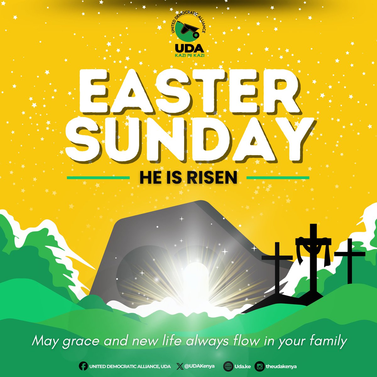 This is the day the Lord has made. 

Let us rejoice and be glad.

On this holy day, may you feel the gentle touch of God's love in every moment. 

Happy Easter Sunday.
