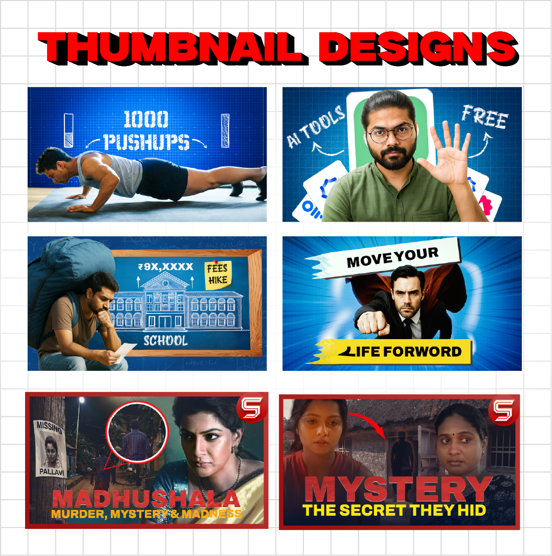 elephus20s's tweet image. I did thumbnail re - designs which one you like 
Tried to make &apos;em scream CLICK ME without actually yelling.

#YouTubeThumbnails #GraphicDesign #ContentCreatorVibes #ClickbaitButMakeItArt #DesignFlex #YTDesign #ThumbnailsThatPop #CreativeJuice #MadeYouLook #gfx
3h