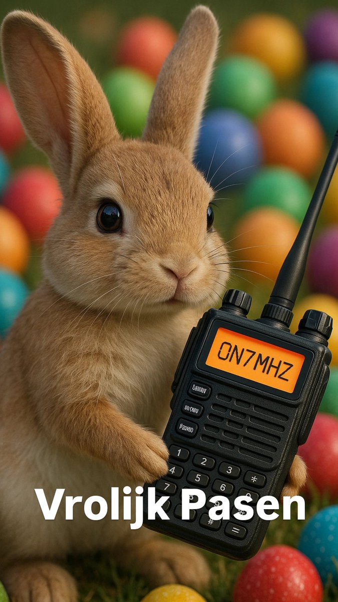 ON7MHZ's tweet photo. Vrolijk Pasen / Happy Easter https://t.co/j6D7M4hu4t