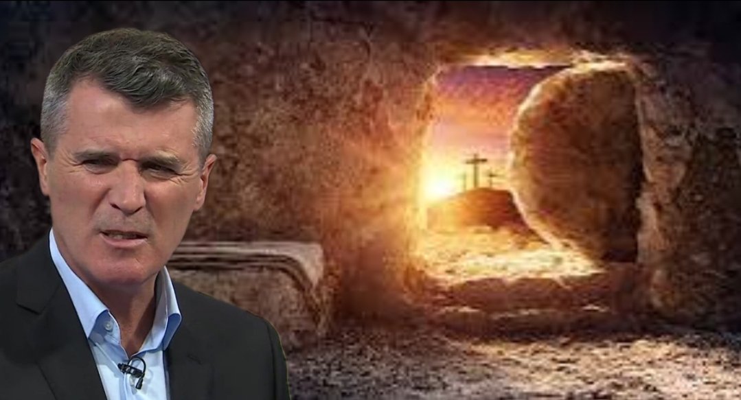 Rising from the dead? He's Jesus, that's his job