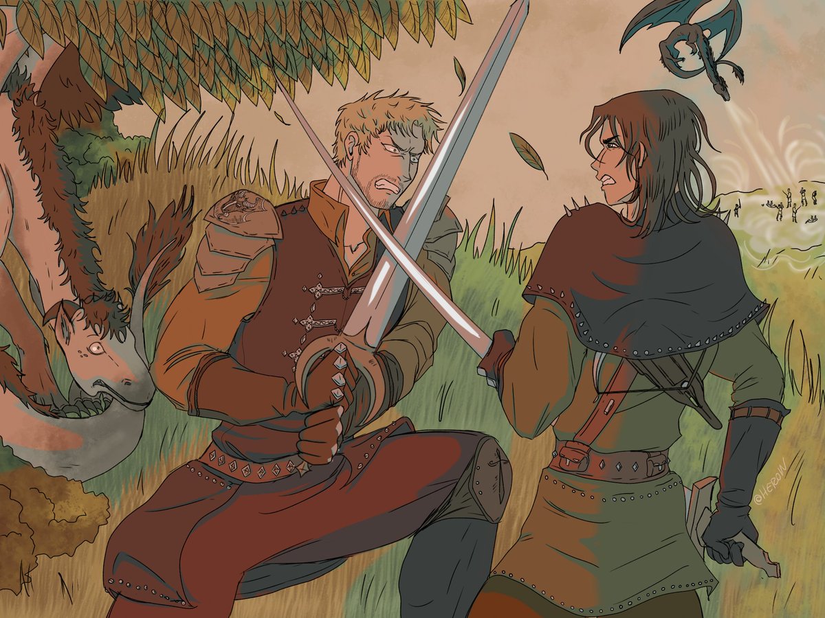 New commission for <a href="/_danlion/">🌻 Dan, sweaty Bertholdt sniffer</a> from his Dragon au ✨ 

Reiner will protect him whatever it takes

You can check the lore on the link 🔻🔻
danlion.neocities.org/dragon 

#reinerbraun #bertholdthoover #dragonau #erenjeager