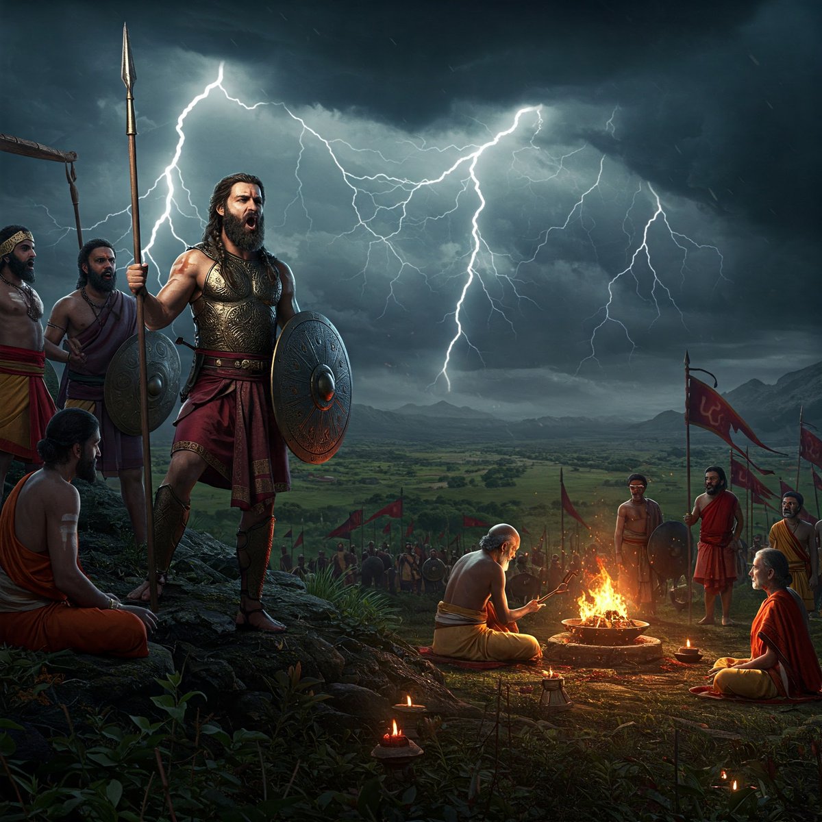 KshatriyaVBV's tweet image. &apos;Here Indra is far rather a national god of warriors, fervently worshipped and strongly believed in, the deified genius of the Rajput race for Trasadasyu the hero of the last verses of this hymn, as well as its author, like Vishvamitra was a Rajarshi, a seer of Rajput race.&apos;