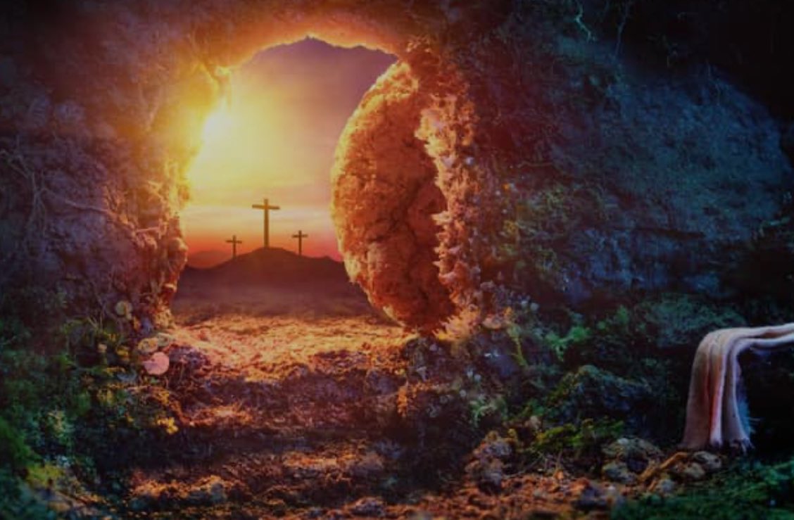 He is not here. He has risen, just as He said. Matthew 28:6. 
May the promise of Easter fill you with hope and the assurance of Gods love ✝️