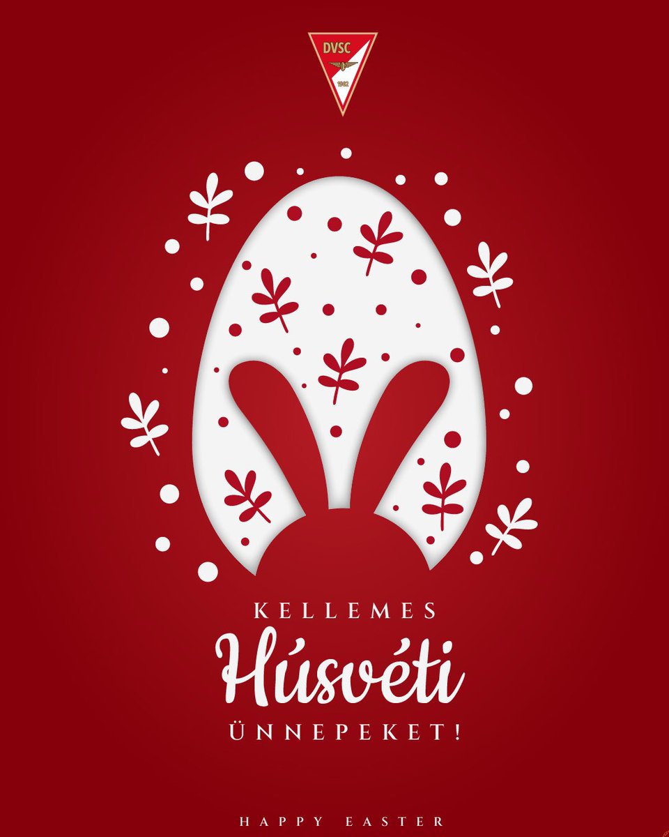 dvscofficial_'s tweet photo. Kellemes húsvéti ünnepeket kíván a DVSC! 🐣🙏🏻
DVSC wishes you a Happy Easter! 🐣🙏🏻
#DVSC #HajraLoki https://t.co/BgX7GonwbN