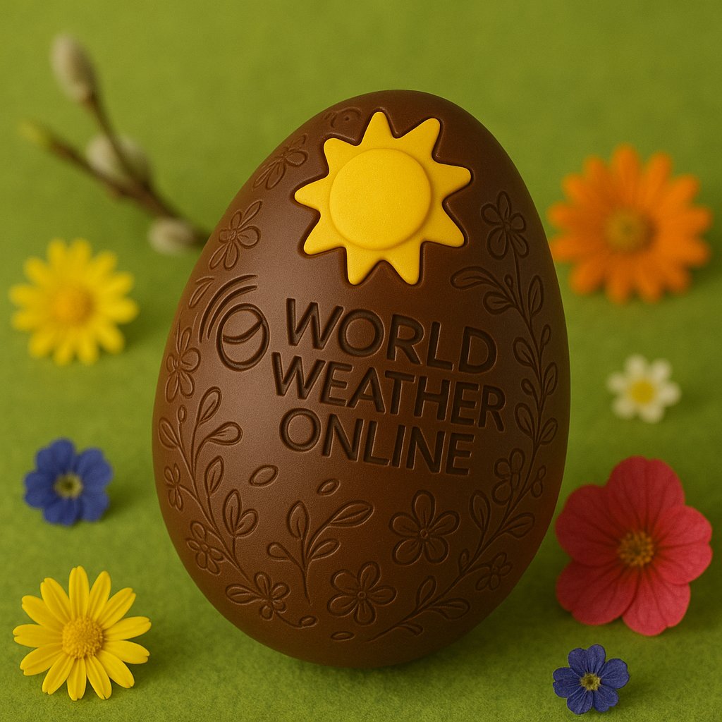worldweatheronl's tweet image. Happy Easter from all of us at World Weather Online!
Wishing you a day filled with sunshine, joy, and sweet moments.

#HappyEaster #WorldWeatherOnline #SpringJoy