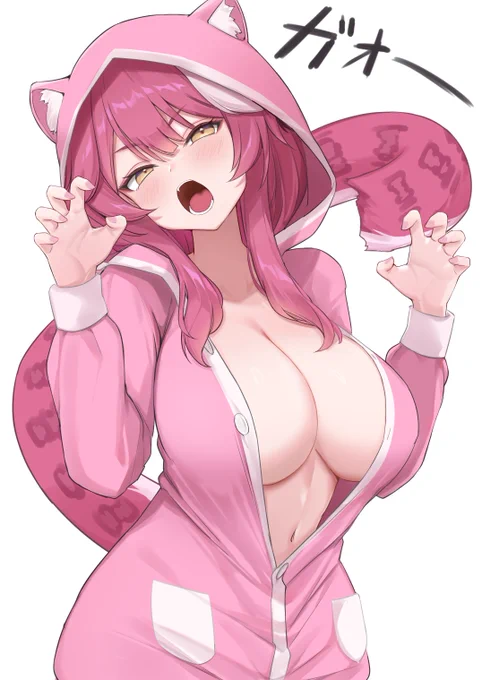 Big cat in pajamas #RaorArt 