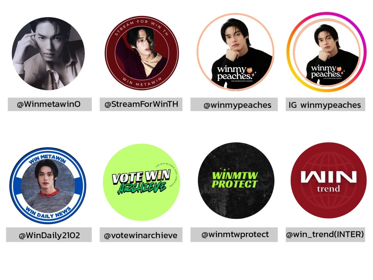 kaekaijingjing's tweet photo. A post with links to accounts that help support #winmetawin 💚

1️⃣ @WinmetawinO
▪️Official Fanbase For Supporting @winmetawin
 
2️⃣ @StreamForWinTH 
▪️Stream music & other works for @winmetawin

3️⃣ @winmypeaches
▪️All about @winmetawin & fashion

4️⃣ IG winmypeaches
📍https://t.co/ETozyrh3yp
▪️Collect IG contents for @winmetawin from all media

5️⃣ @WinDaily2102 
▪️Updates news about @winmetawin

6️⃣ @votewinarchieve
▪️Vote and awards info & reminders for @winmetawin

7️⃣ @winmtwprotect
 • Protection account made for 
@winmetawin

8️⃣ @win_trend (INTER)
▪️Trends, news, updates & more about @winmetawin

#snowballpower
