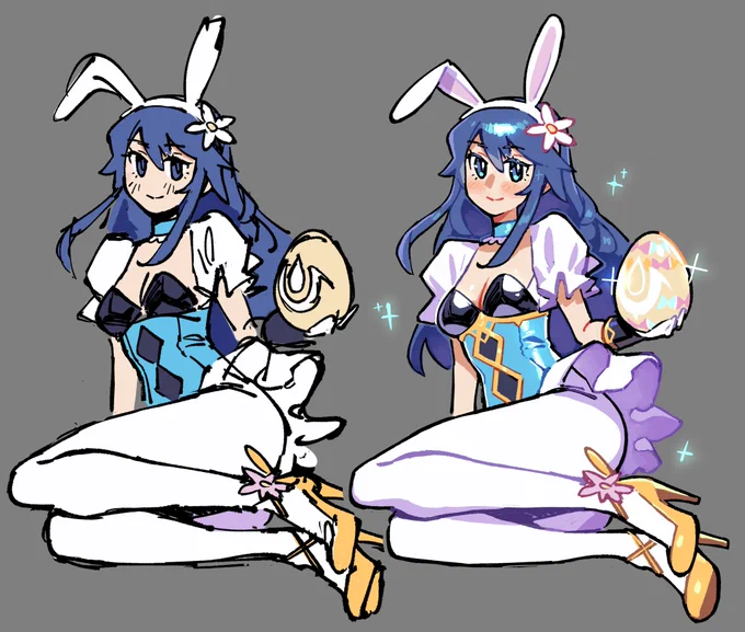 easter lucina sketch v render