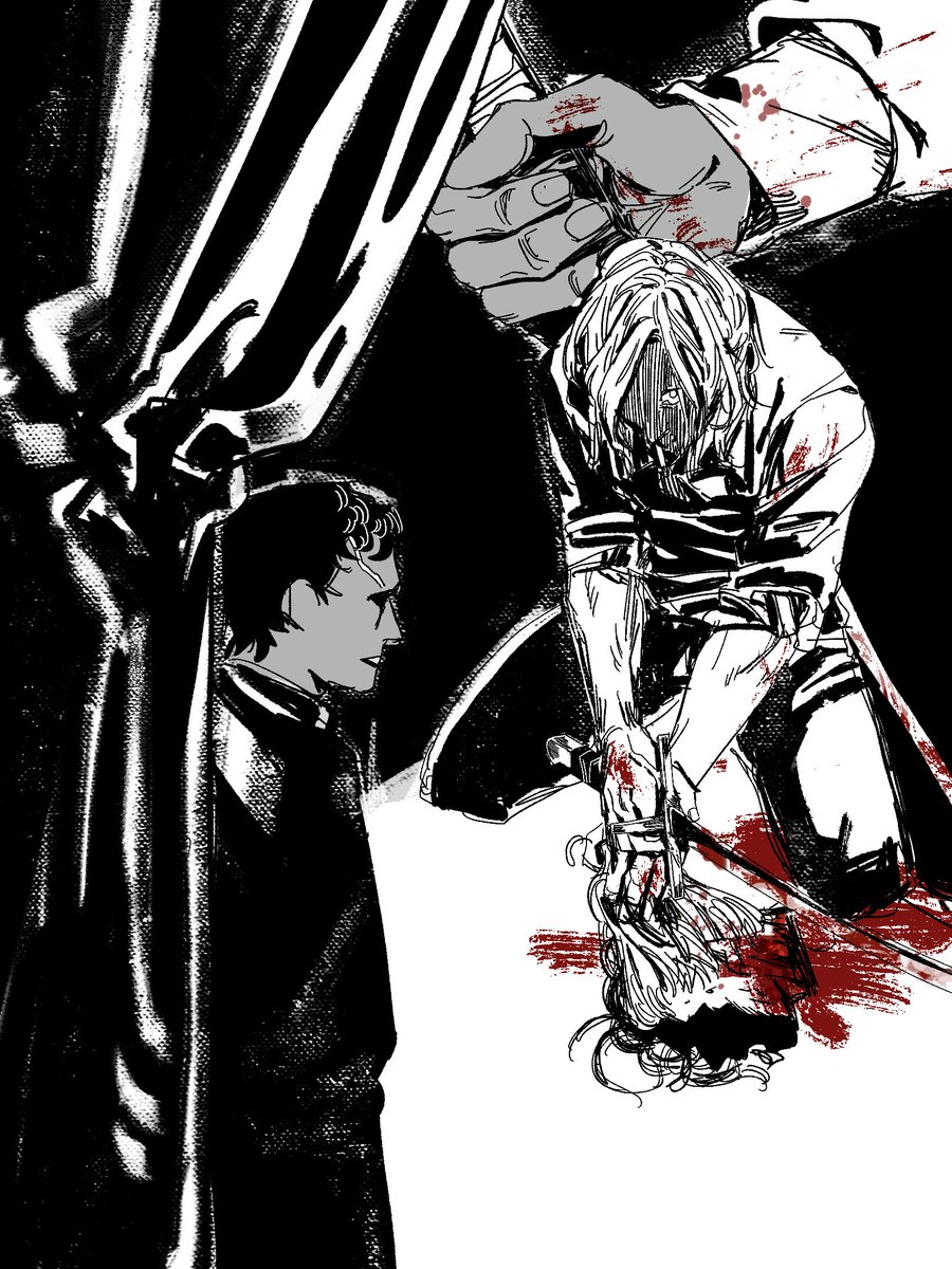 triplephasecrs's tweet image. Addo and Suidas from the novel Sharps.