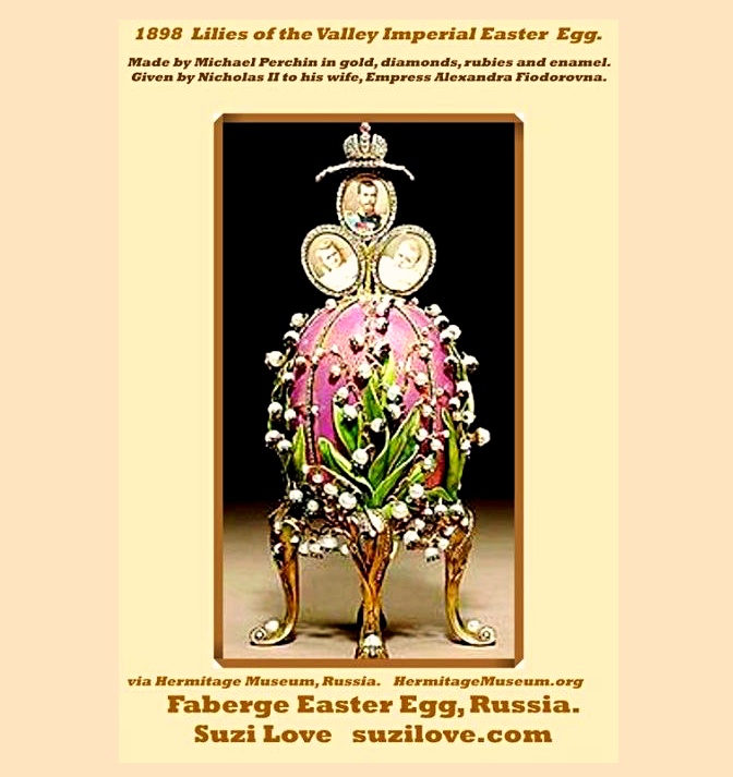 suzilove's tweet photo. 1898 Lilies Of The Valley Imperial Faberge Easter Egg, Russia.
#russia #easter #easteregg #faberge #suzilovebooks #ReligiousHoliday #easterinImages
https://t.co/CfKqxTaGMI https://t.co/XWQUDCVE50