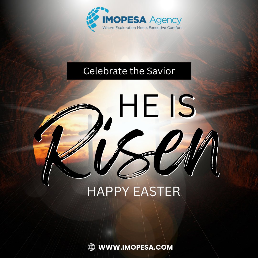 He is risen. Rejoice in the miracle of Easter ✝️✨