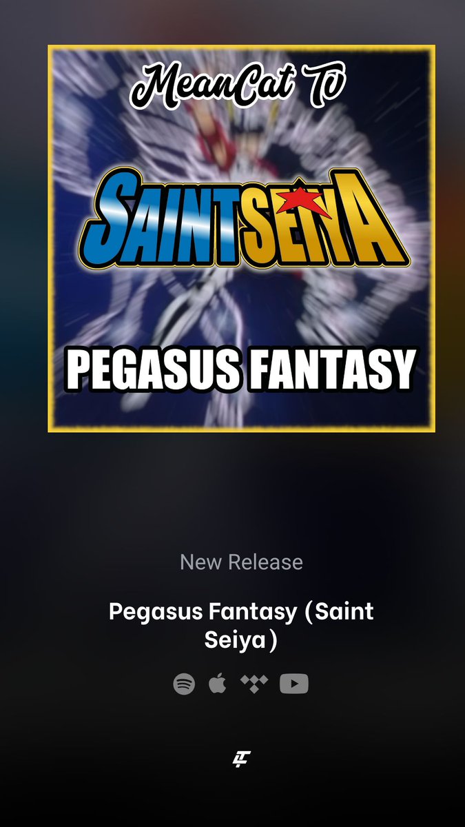 meancattv's tweet image. Nouveau single dispo sur toutes les plateformes de streaming musical 🔥
L'opening 1 de #saintseiya en version Électrique 🎸
#pegasusfantasy
@TooLostDistro