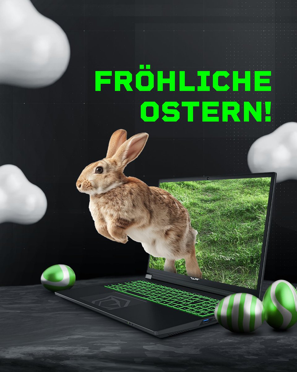 tulparnotebook's tweet image. Dieses Jahr kommt der Osterhase mit ordentlich FPS 🐰💥🎮

Frohe Ostern und viel Spaß beim Looten – vielleicht steckt ja ein neues Level im Nest? 🥚💻
#Tulpar #TulparGaming #TulparNotebook #GamingNotebook #GameOnEaster #GamingEasterEggs