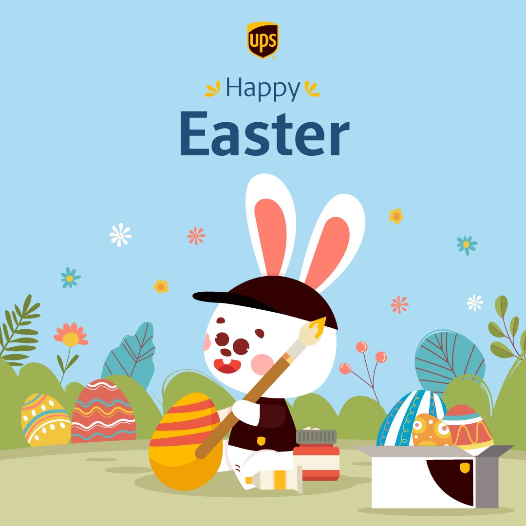 UPS wünsche frohe Ostern! 🐰 

#froheostern #happyeaster