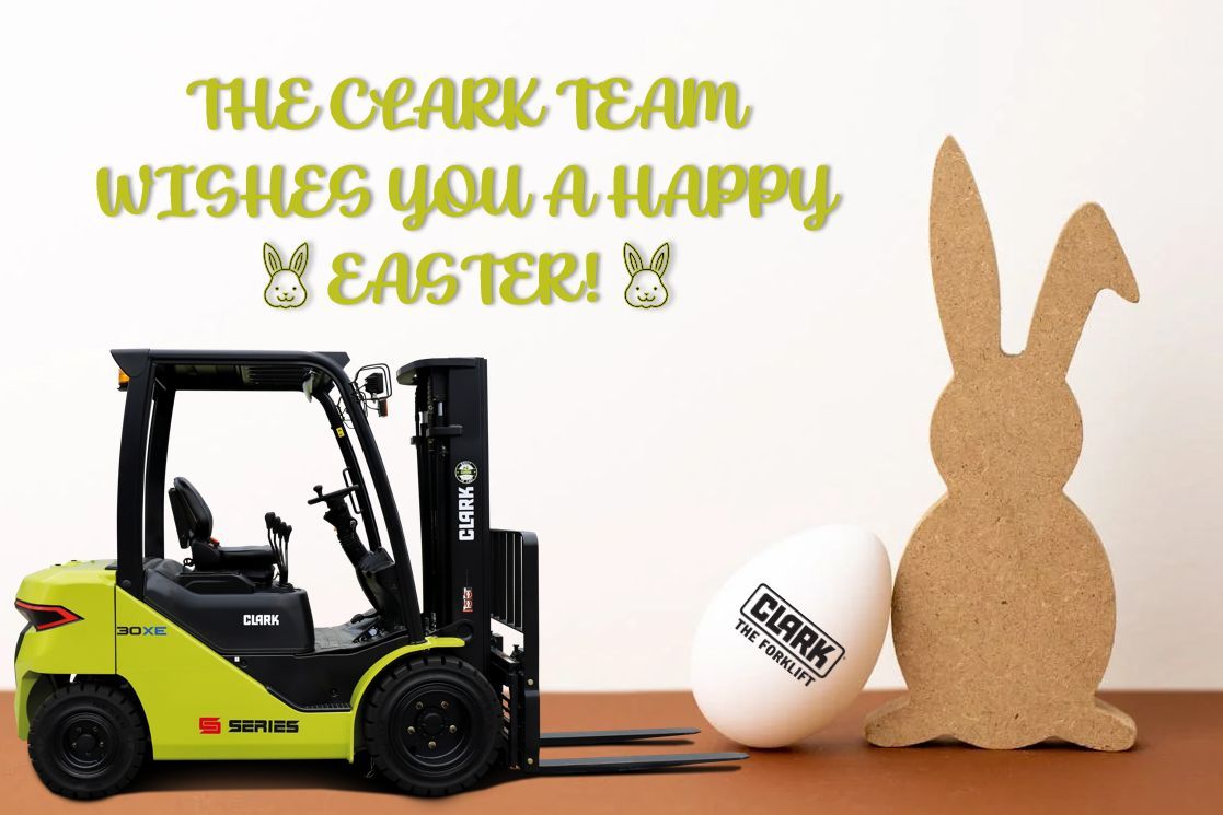 Happy Easter from CLARK Europe! 

We're lifting more than just spirits this Easter – and doing it all electric! 🔋
Enjoy the holidays!