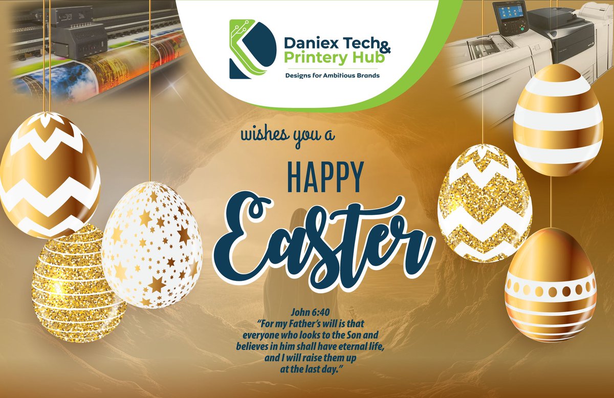 daniextechltd's tweet photo. Happy Easter our esteemed clients https://t.co/H66xA11Omr