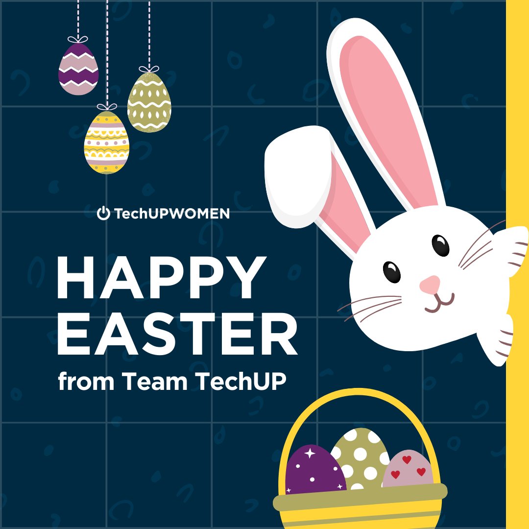 Happy Bank Holiday Weekend &amp; Easter Monday! 🐣
We hope you're enjoying a well-deserved break filled with rest, chocolate, and maybe a bit of sunshine too. 🌞

From all of us at TechUP 💙
