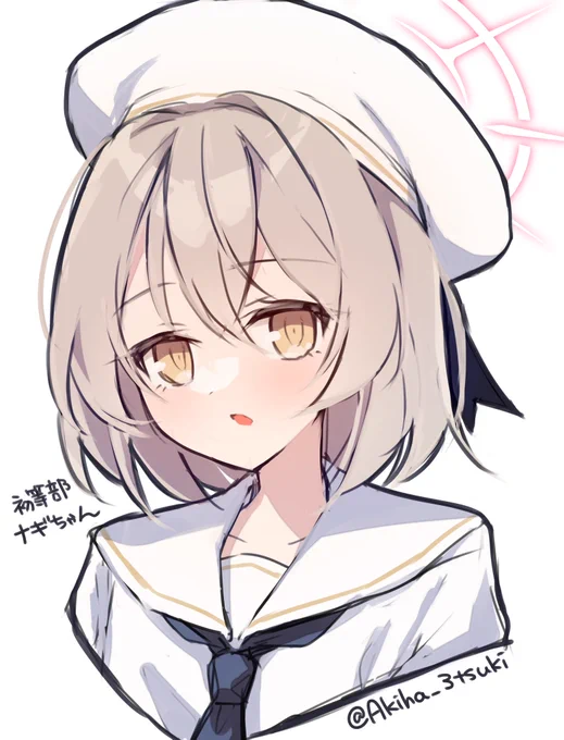 #ブルアカ初等部ナギちゃん(大妄想)中性的な儚げ王子様系だといいな…なんならミカの初恋がナギサだと嬉しいです 