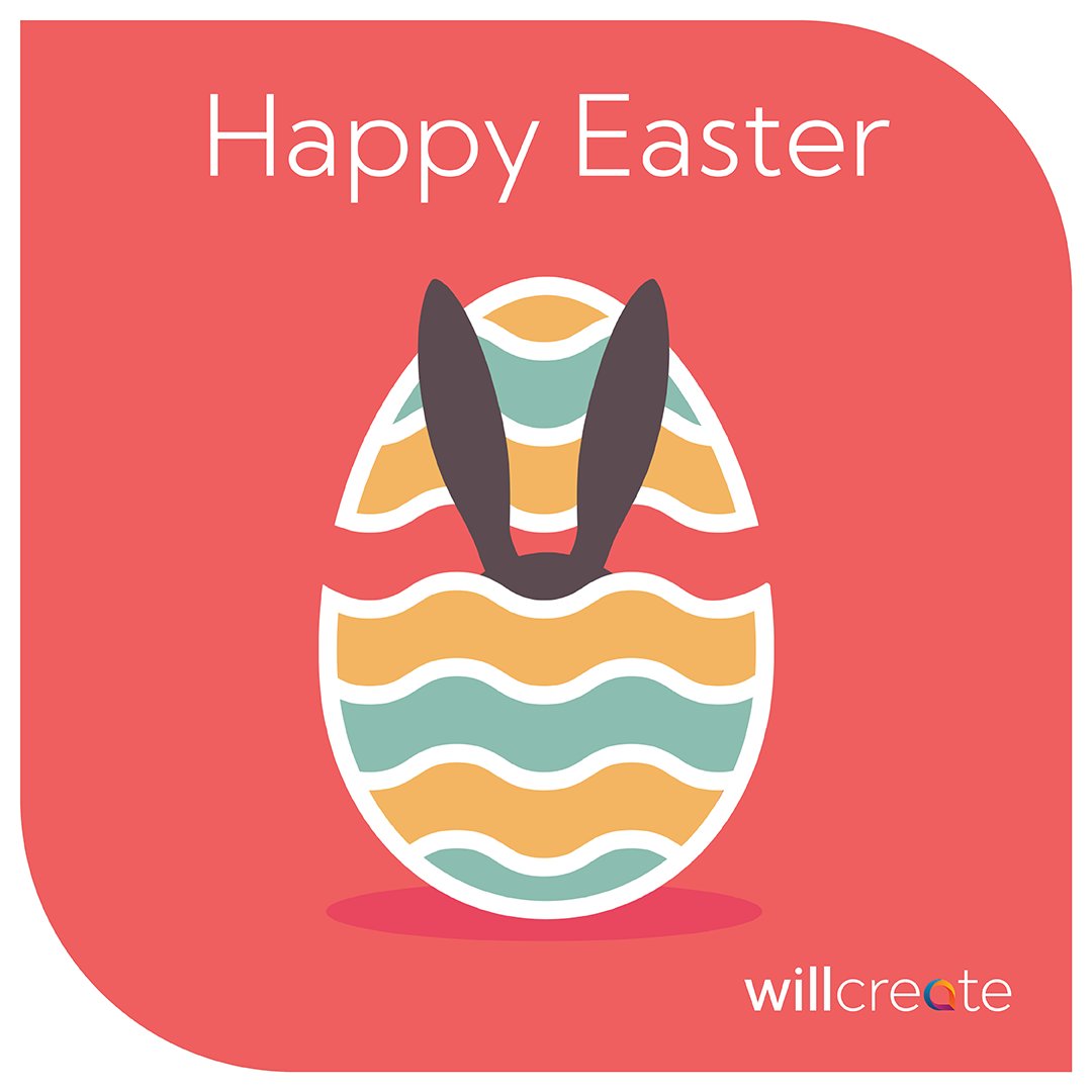 🐣 Hoppy Easter from all of us at WillCreate! Enjoy the long weekend! 🐇