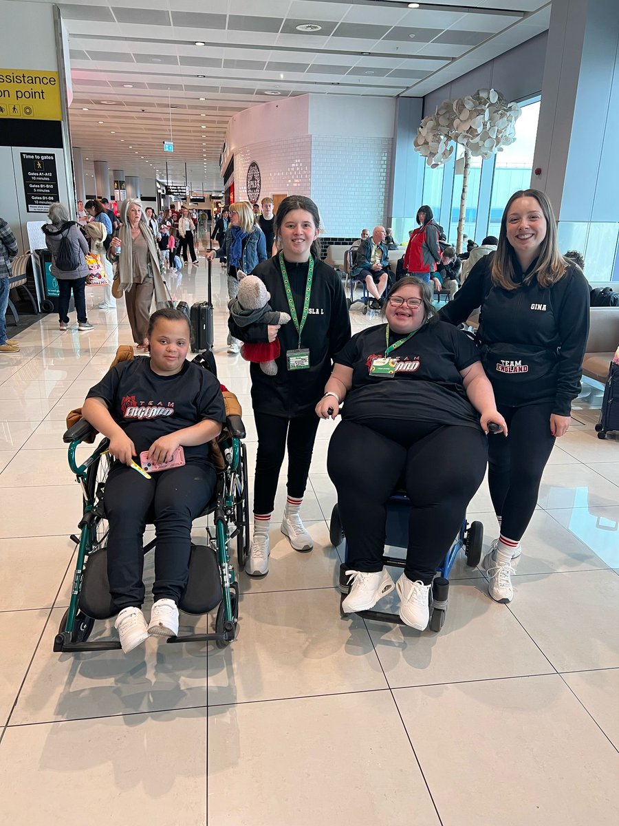 Mrs Stafford sent us the latest update last night from Manchester Airport, they are now in Florida!
“Follow us at @teamenglandspecialabilitiespom (Instagram) for more updates throughout the week!”
#wearerumworthschool