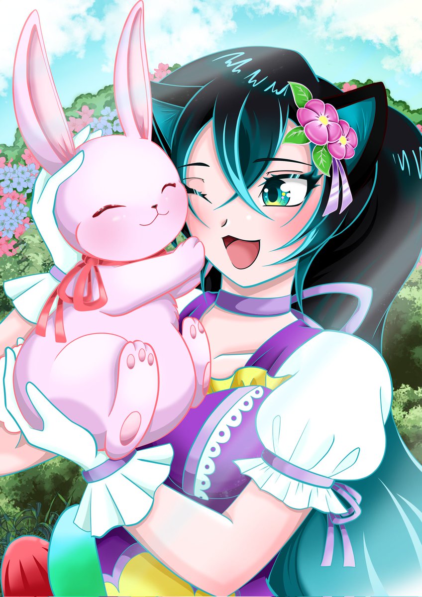 Frohe Ostern euch allen 💜🩷🥚🐰🩷💜
#Easter2025 #FroheOstern #firoart