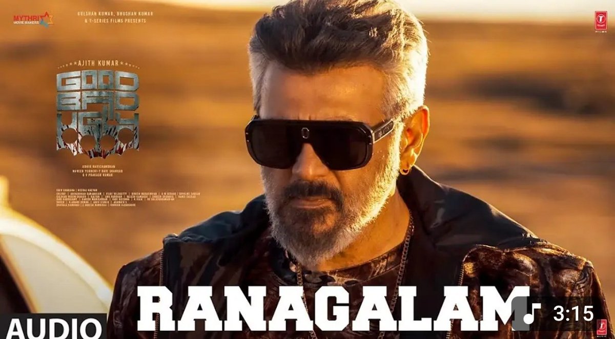 nmohankumar92's tweet photo. Ranagalam ✅
Pathikichi ✅
Ruling my playlist 🔥💪

#GoodBadUgly #AjithKumar #GBUBlockbuster https://t.co/vGnzdMs0Ao