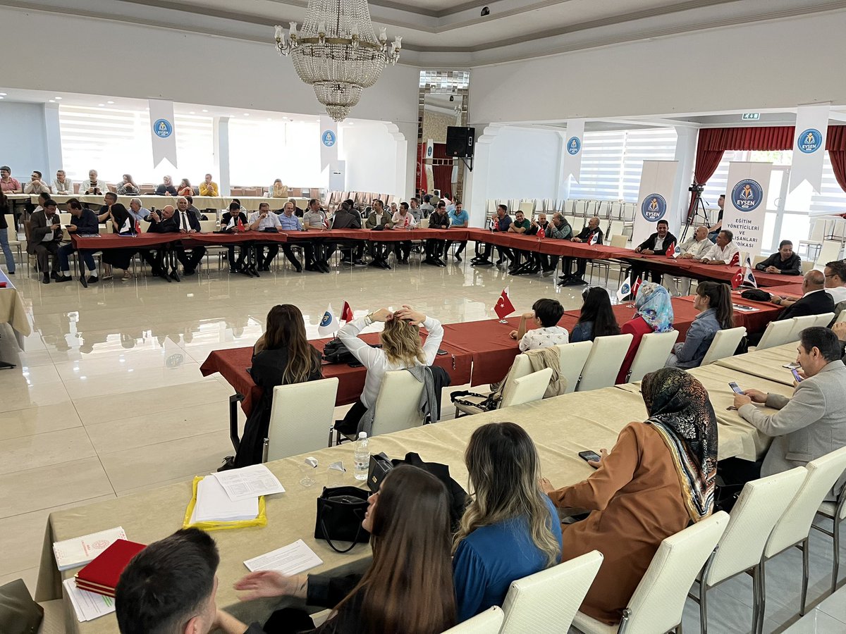 eysensendikasi's tweet photo. Eğitim Yöneticileri ve Çalışanları Sendikası olarak 1. Olağan Genel Kurulumuz Muğla’da başladı. Tarafsız bağımsız ve ilkeli sendikacılık yapmak için yola çıktık. Kongremiz tüm eğitim camiasına hayırlı olsun. 
#Eysen https://t.co/JaerBU5oe7