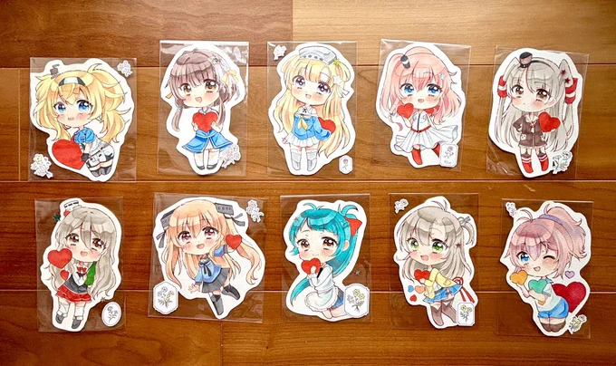 艦これ色紙出品しました!海防艦多めです、ご縁がありましたらよろしくお願いしますBOOTH  