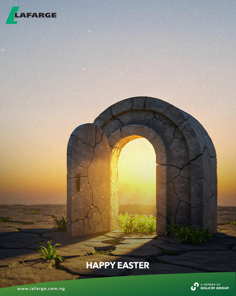 HBMNigeria's tweet photo. Wishing you a happy Easter filled with joy, love, and blessings.

#EasterWithLafarge
#LafargeAfrica https://t.co/0sQZLcGRYM